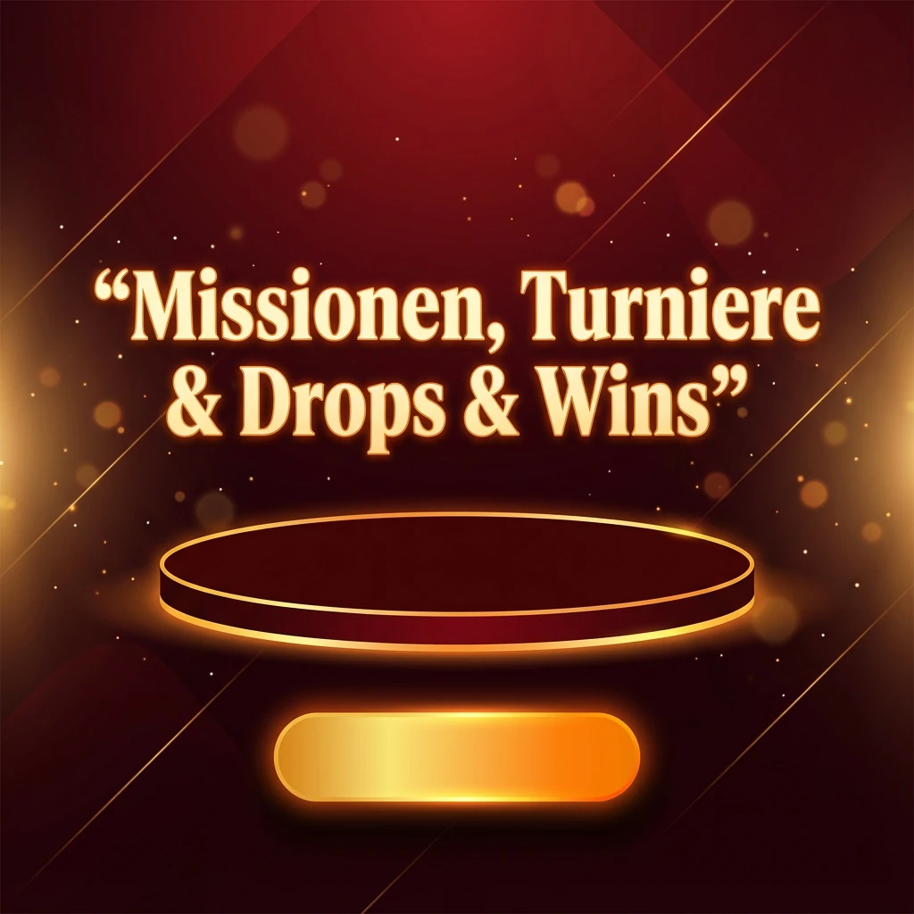 Missionen, Turniere & Drops & Wins